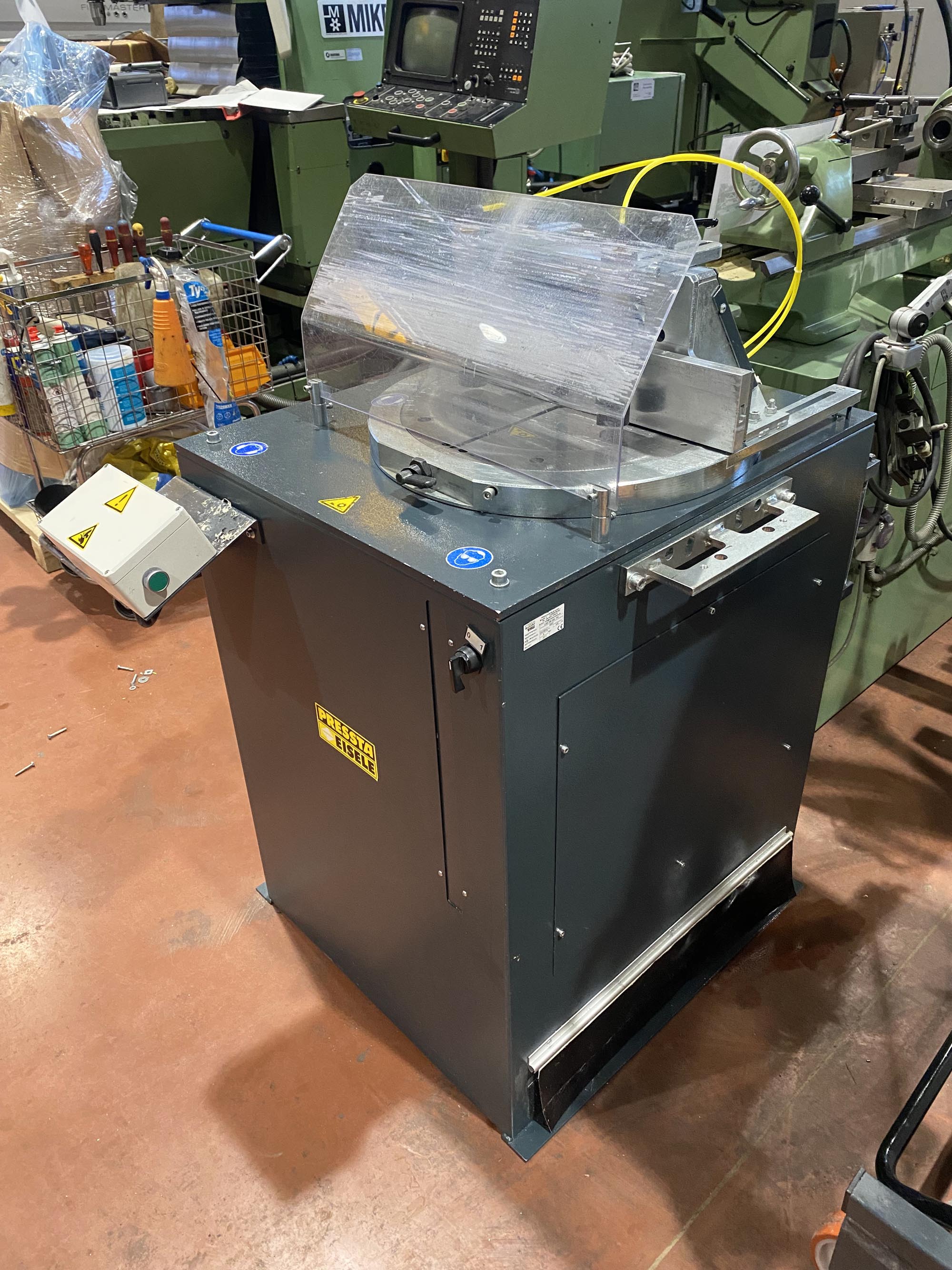 Semi automatic circular saw Eisele LMS350 GMPV Circular saw for ALU Sawing machines